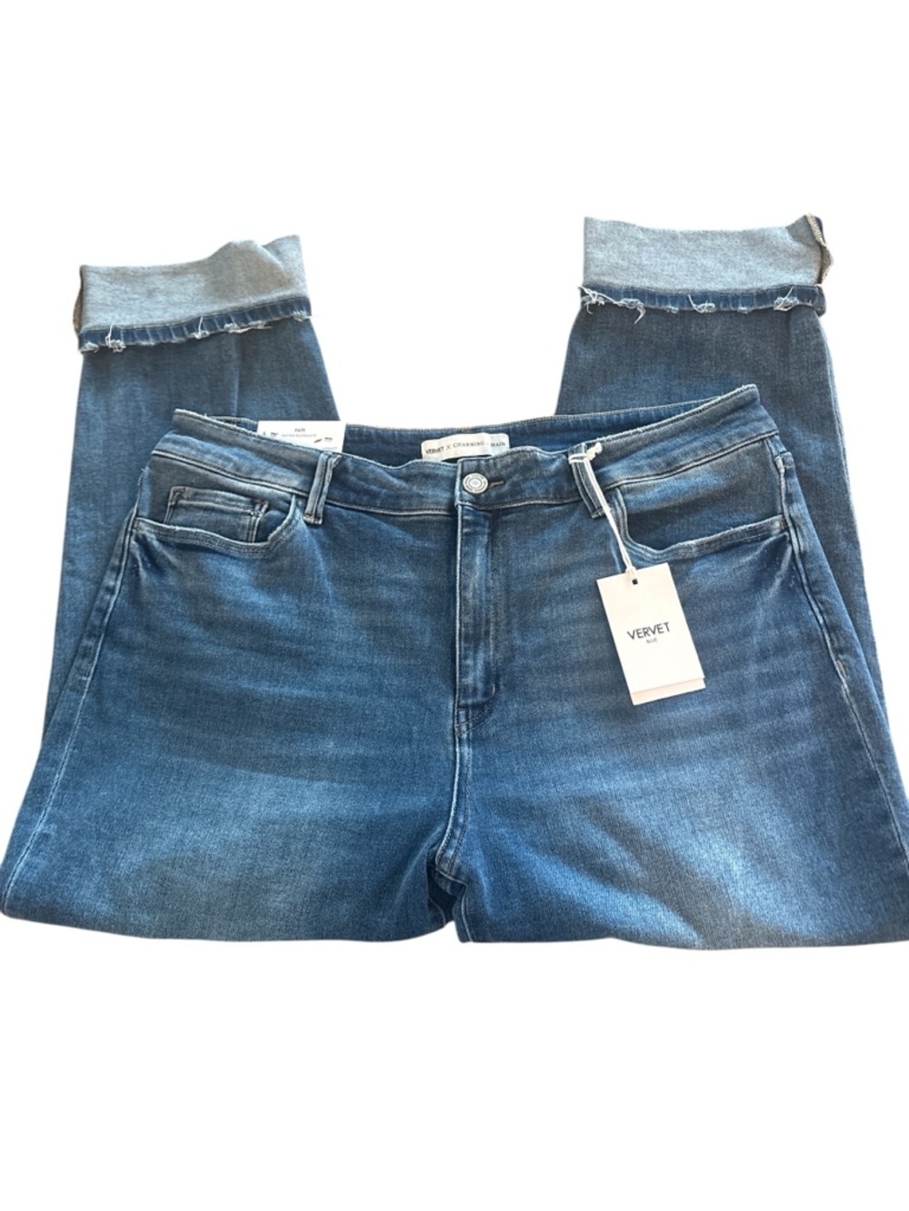 Vervet Patti Mid-Rise Boyfriend Fit, Cuffed, NWT, Size 18W. - Picture 7 of 7